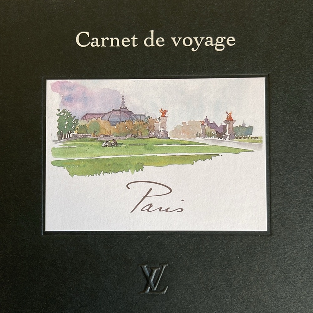 LOUIS VUITTON - PARIS - CARNET DE VOYAGE SKETCHBOOK